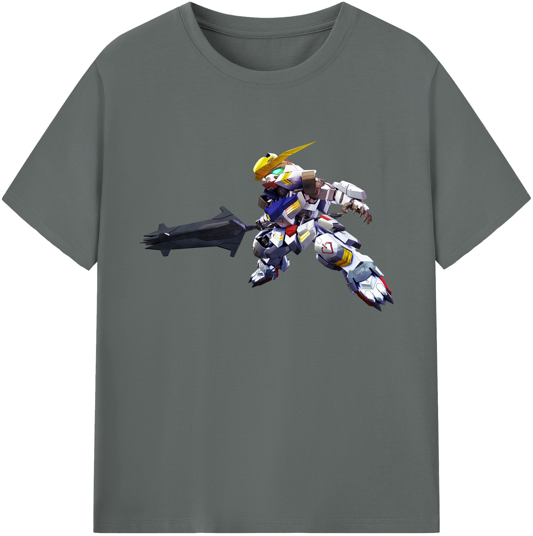（画像用） 機動戦士ガンダム Mobile Suit Gundam 綿100％ メンズ半袖Tシャツ｜肌触りやわらか＆通気性